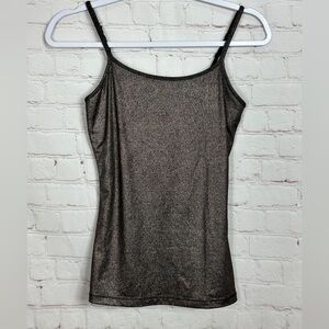 Express‎ Women's Metallic Bronze Camisole sleeveless tank, sz XS, GUC